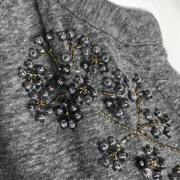 Anthropology Akemi + Kin sequin LS tee, small - Picture 3 of 7